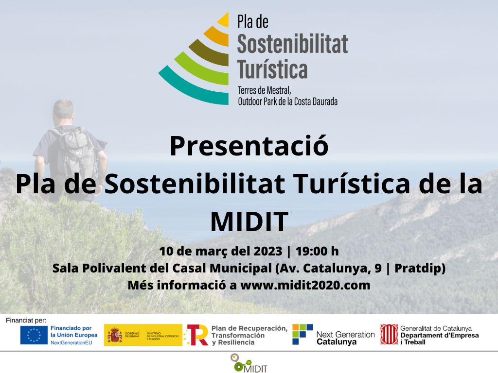 Presentació a Pratdip del Pla de Sostenibilitat Turística en Destí de la MIDIT
